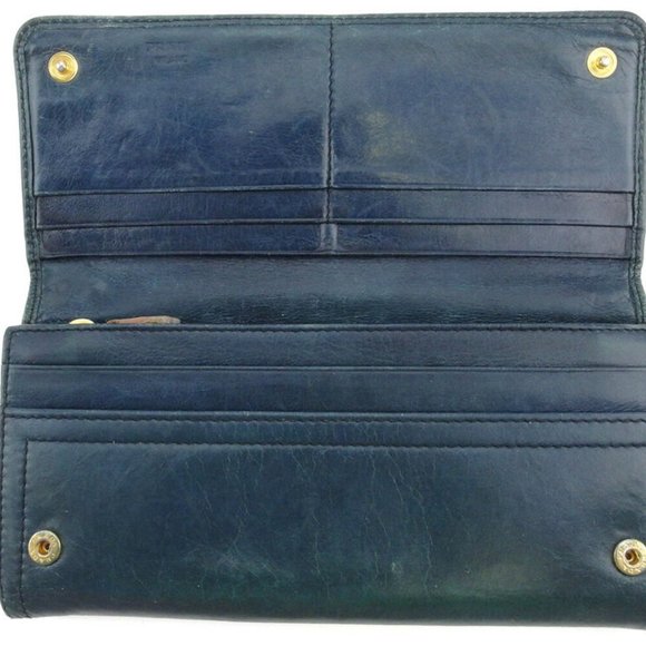 PRADA wallet logo leather Auth used T18209 - Picture 5 of 8